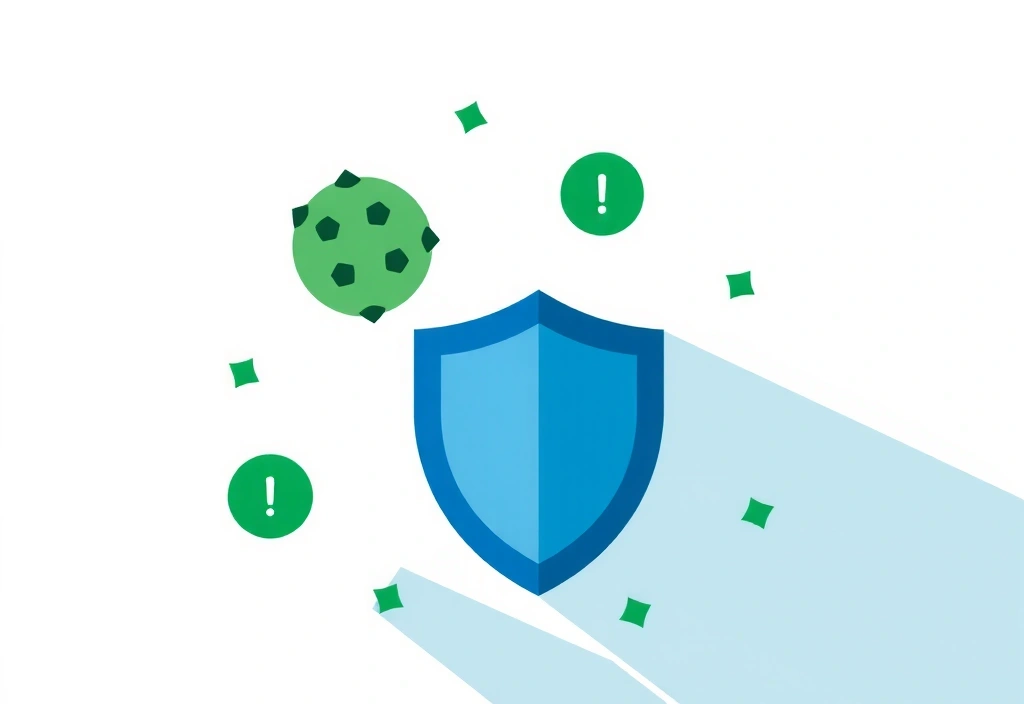 Illustration représentant une politique de confidentialité et des cookies numériques