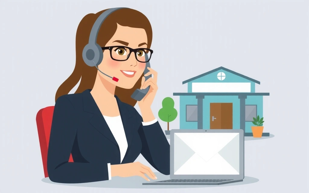 Illustration d'un contact client professionnel