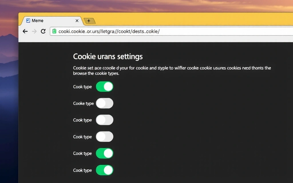 Image montrant les options de gestion des cookies dans un navigateur