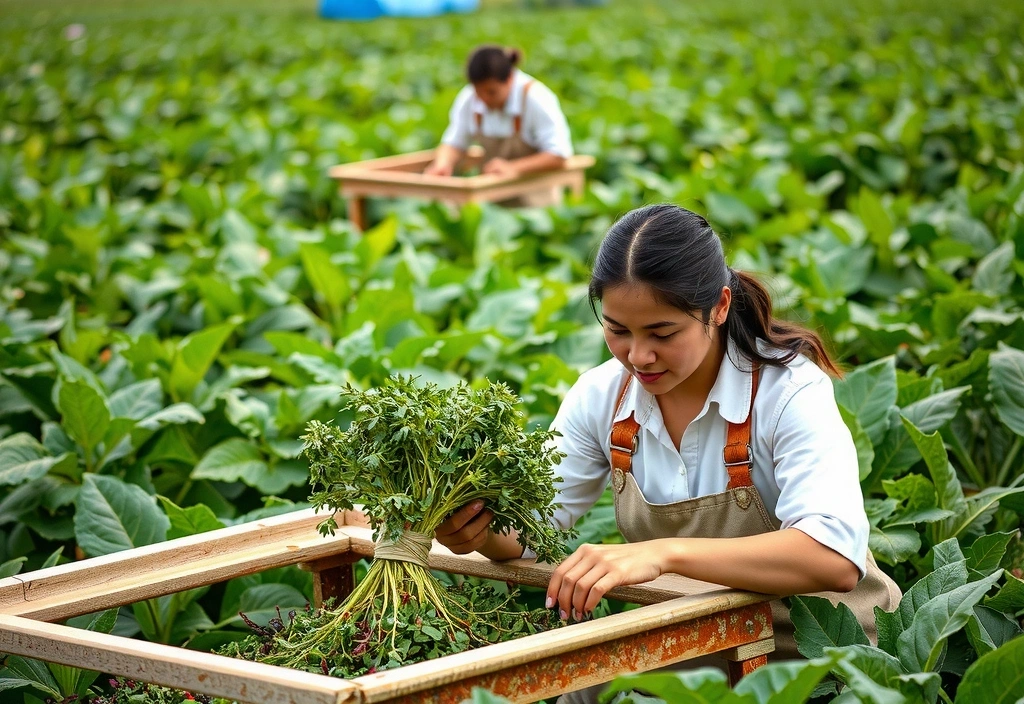 Fournisseurs biologiques récoltant des plantes pour Eiffelvitcv