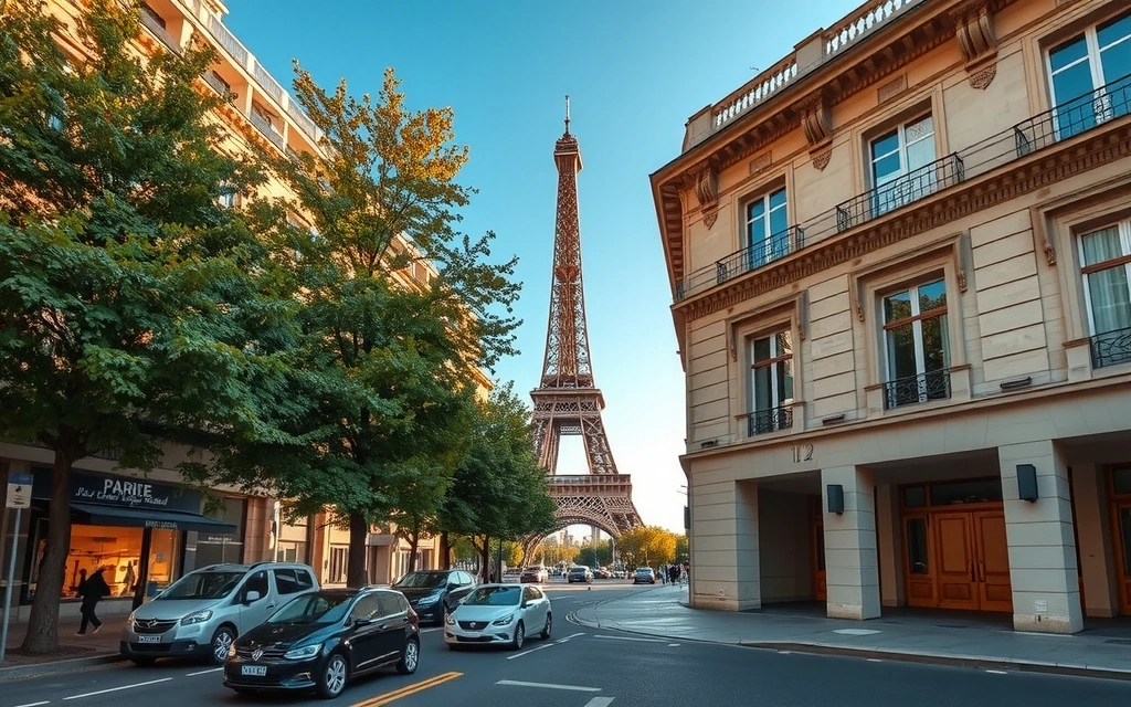 Vue extérieure de l'adresse Eiffelvitcv sur les Champs-Élysées à Paris